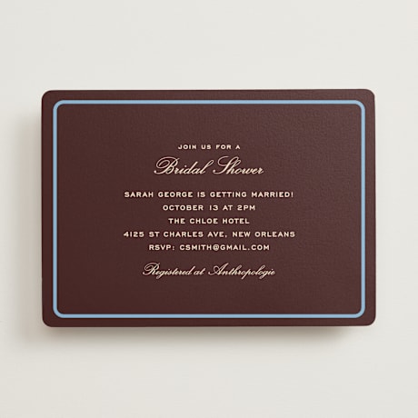 Bridal Shower Invitations