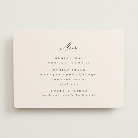 Menus