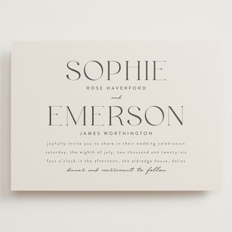 Grand Wedding Invitations