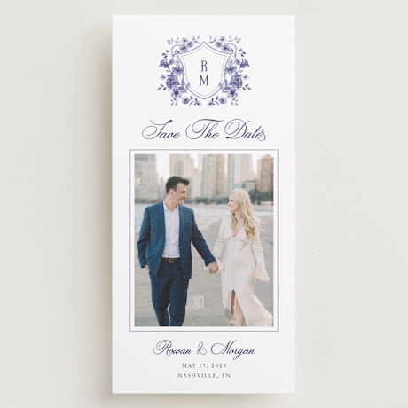 Tall Save the Date Cards