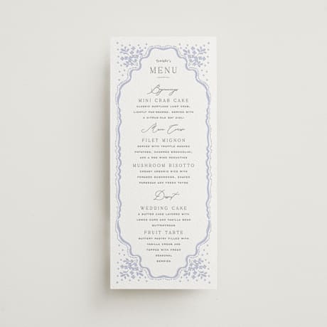 Letterpress Long Menus