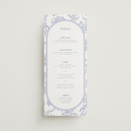Letterpress Long Menus