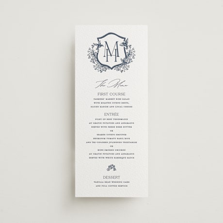 Letterpress Long Menus