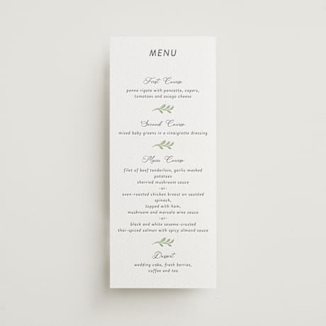 Letterpress Long Menus