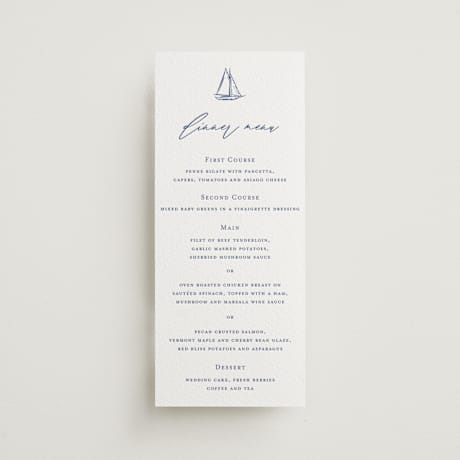 Letterpress Long Menus