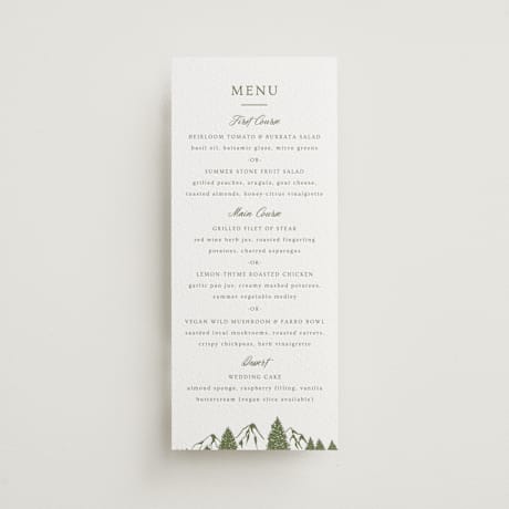 Letterpress Long Menus