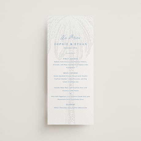 Letterpress Long Menus