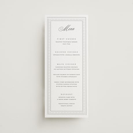 Letterpress Long Menus