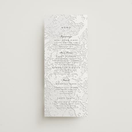 Letterpress Long Menus