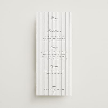 Letterpress Long Menus