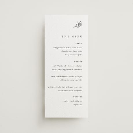 Letterpress Long Menus