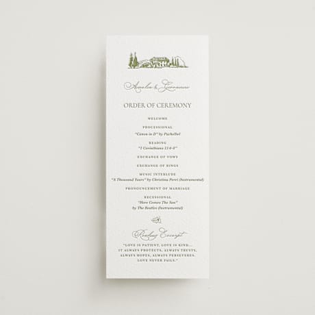 Wedding Programs