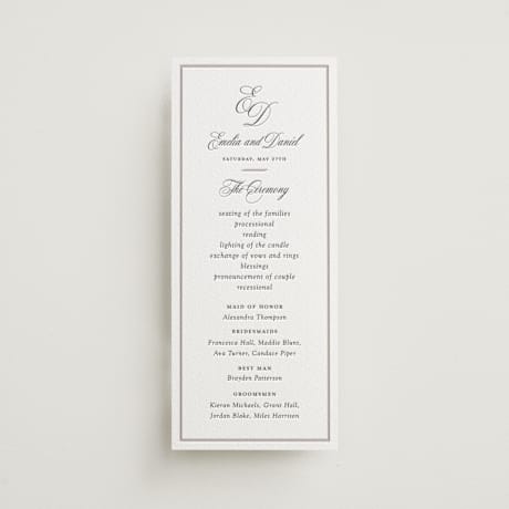 Letterpress Long Programs