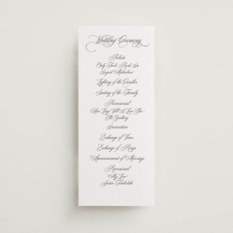 Wedding Programs