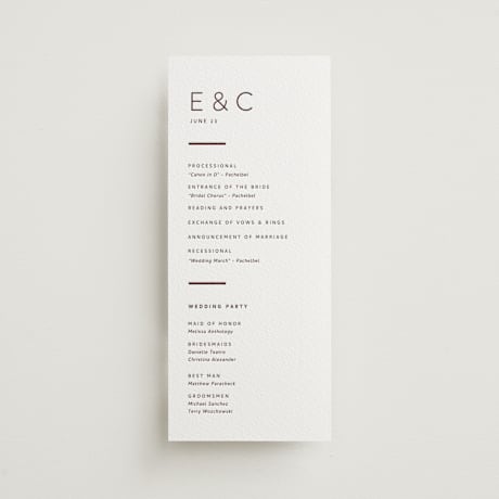 Letterpress Long Programs