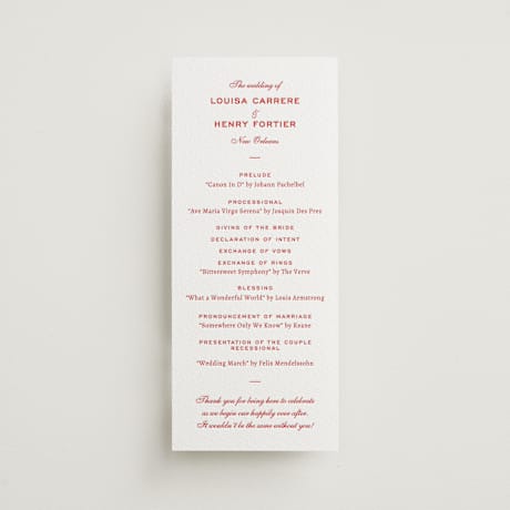 Letterpress Long Programs