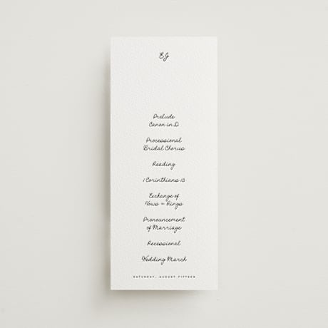 Wedding Programs