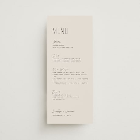 Long Menus