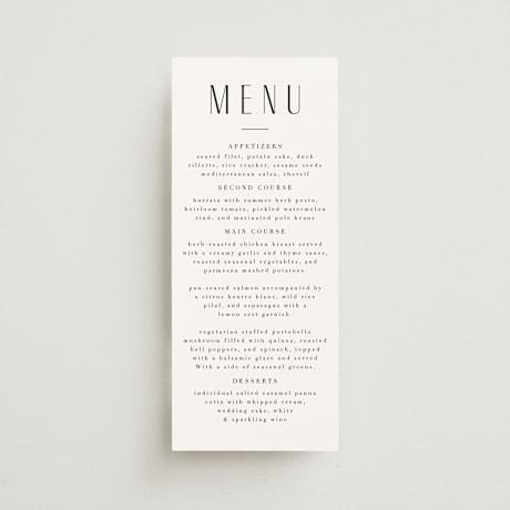 Long Menus