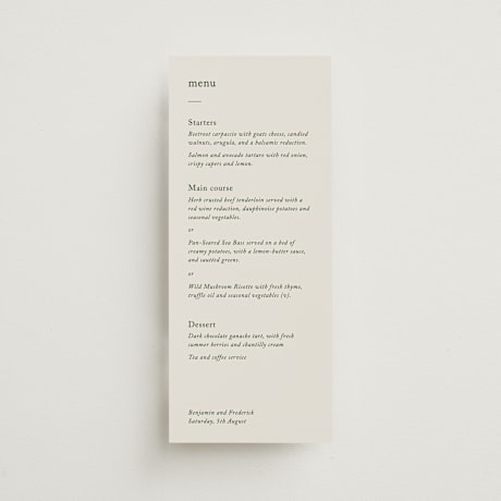 Long Menus