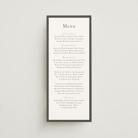 Long Menus