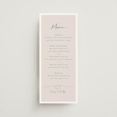 Long Menus