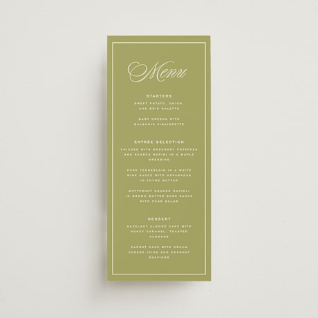 Long Menus
