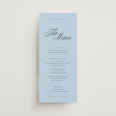Long Menus