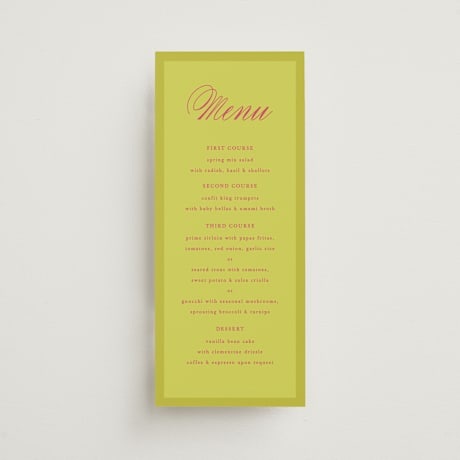 Long Menus