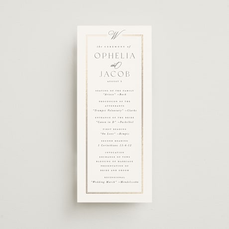 Wedding Programs