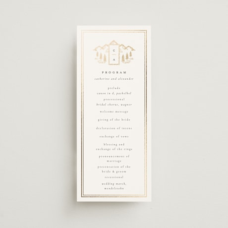 Wedding Programs
