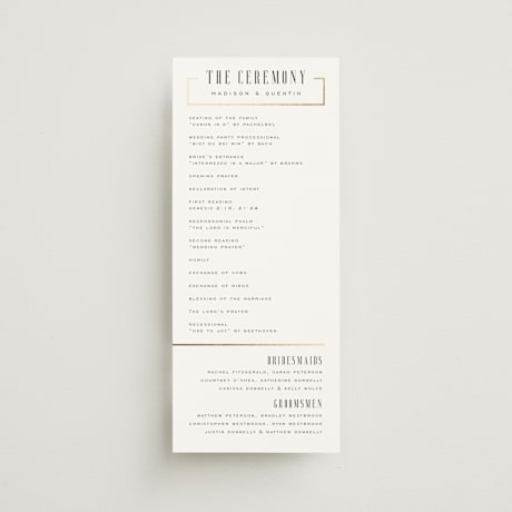 Wedding Programs