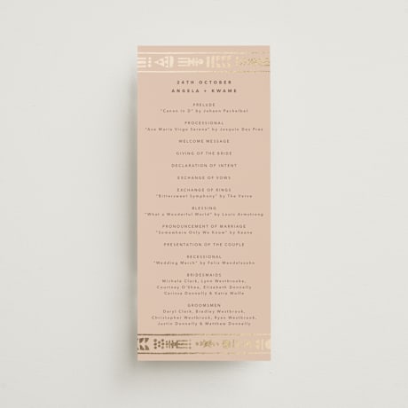 Wedding Programs