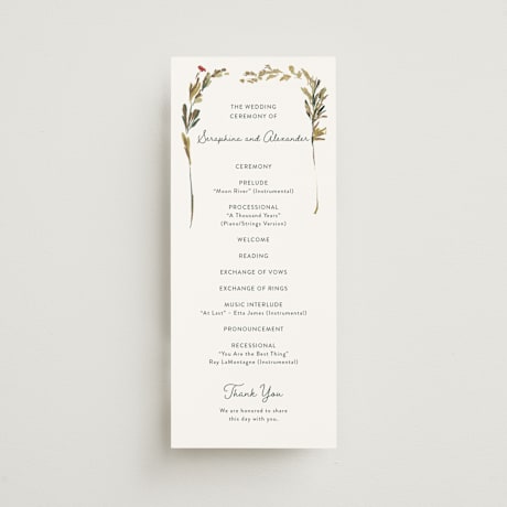 Wedding Programs