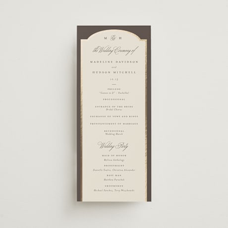 Wedding Programs