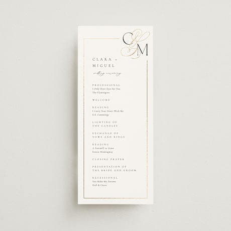 Wedding Programs