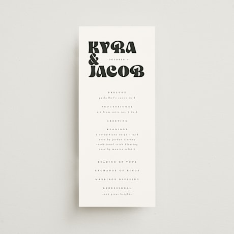 Wedding Programs