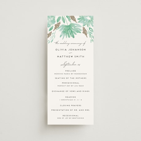 Wedding Programs