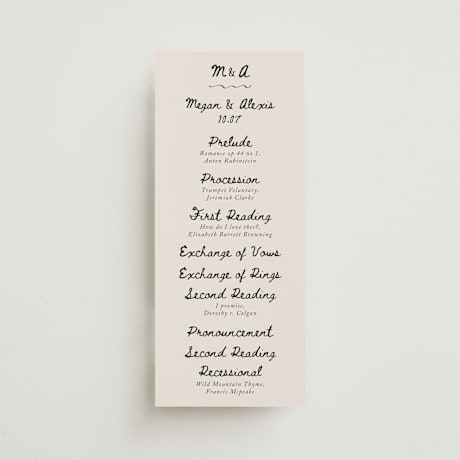 Wedding Programs