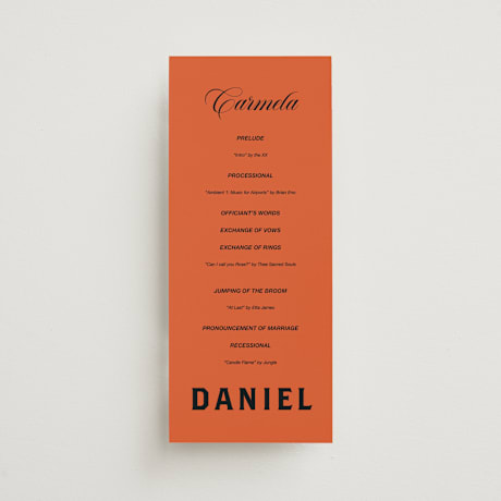 Wedding Programs