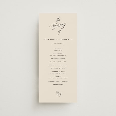 Wedding Programs