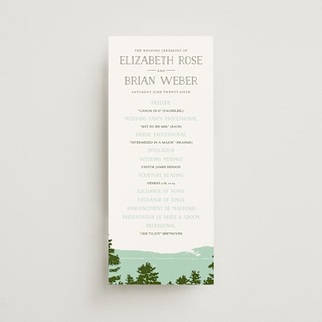 Wedding Programs