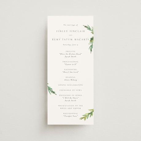 Wedding Programs