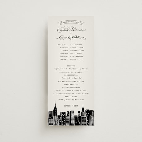 Wedding Programs