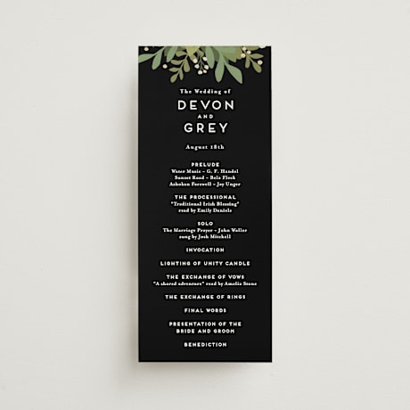 Wedding Programs