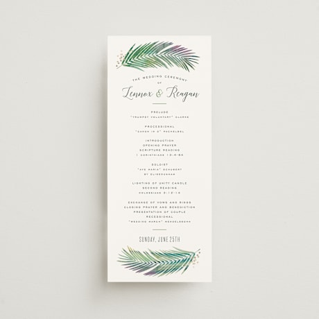 Wedding Programs