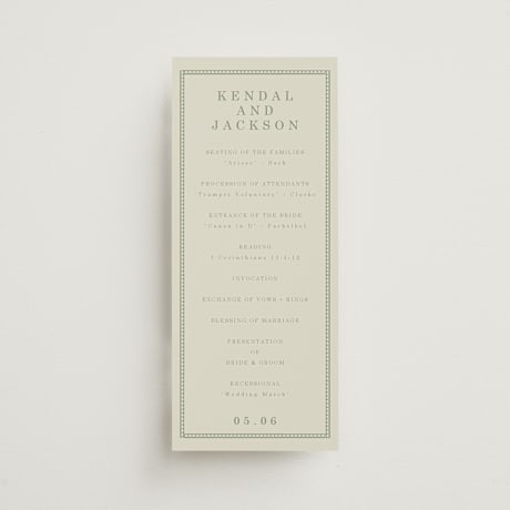 Wedding Programs