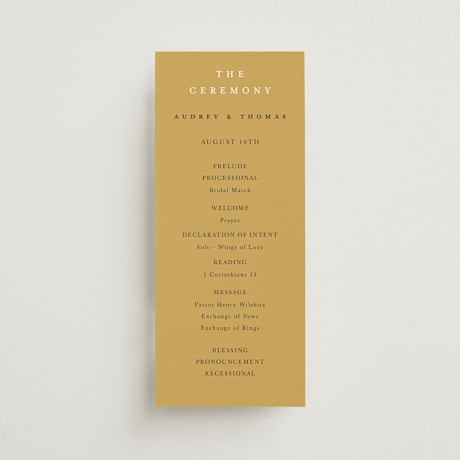 Wedding Programs