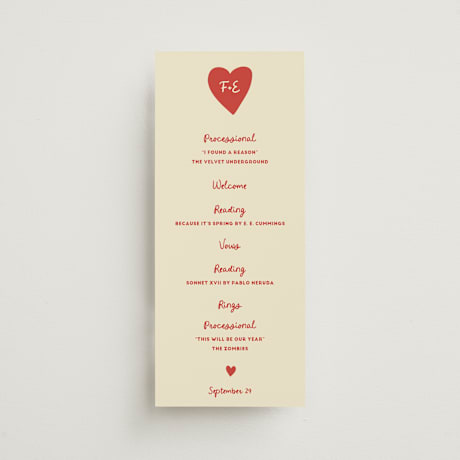 Wedding Programs