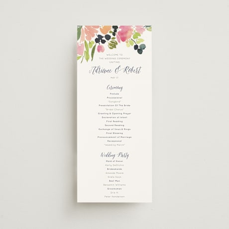 Wedding Programs